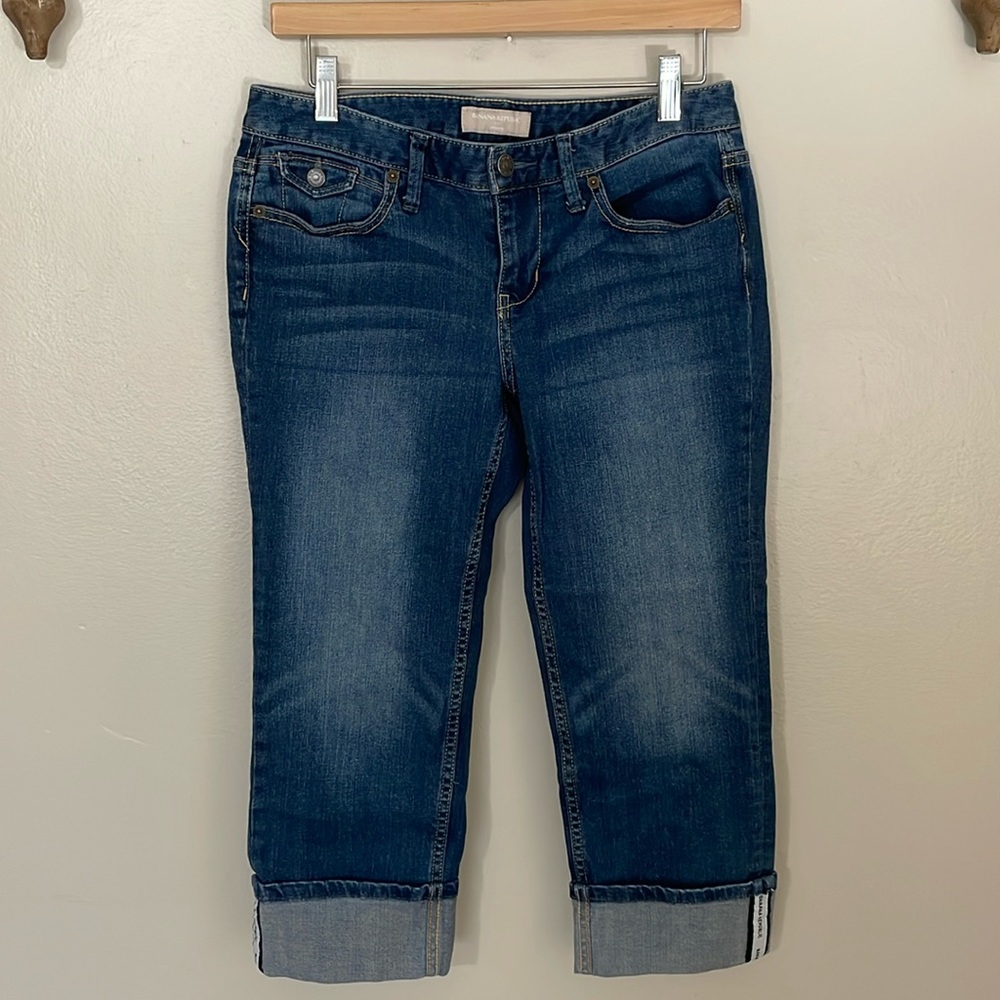 EUC Banana Republic Cropped Jean. Size 27 / 4